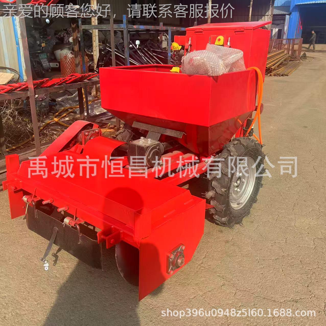 豆2M-2C行土播种机机YZI 手扶拖扶拉机带的手土豆播种机