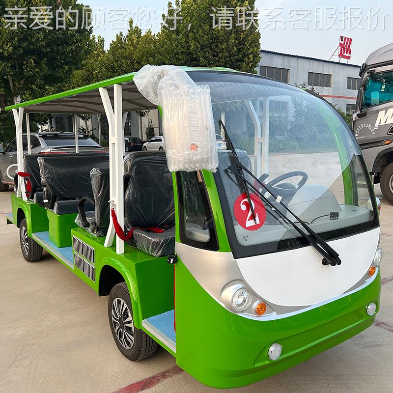 景区14观座燃油车光 游乐敞篷燃场油接驳车XLY-H611座摆渡车观光