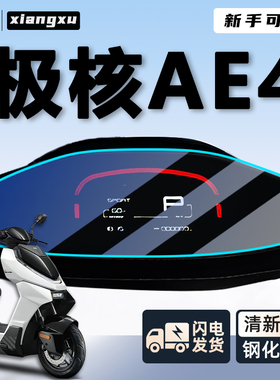 适用极核ae4仪表膜i屏幕膜SE保护膜ipro电动车电摩贴纸改装件配件