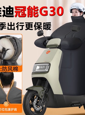 雅迪G30冠能一d专用挡风被-H防风被加绒加厚lite防风罩冬季配件
