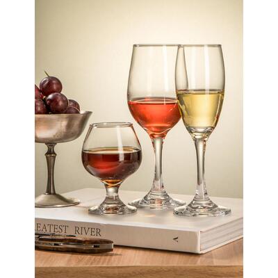 Crystal red wine glass set elegant wine glasses Goblet红酒杯