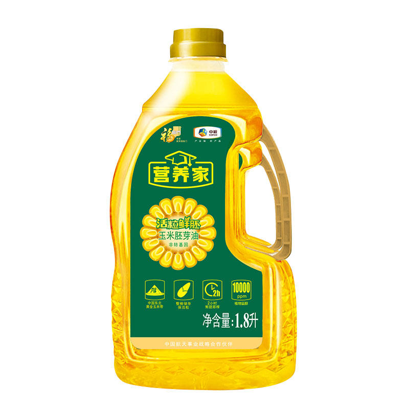 中粮福临门营养家活粒鲜胚玉米胚芽油1.8L玉米油食用油,粮油调味/速食/干货/烘焙,玉米油,淘宝优惠券,粉丝福利购,淘宝优惠卷