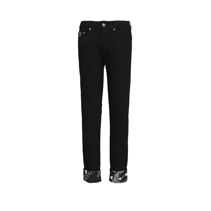 Versace/范思哲2026新款男士潮牌纯棉微弹高端直筒牛仔裤潮男长裤