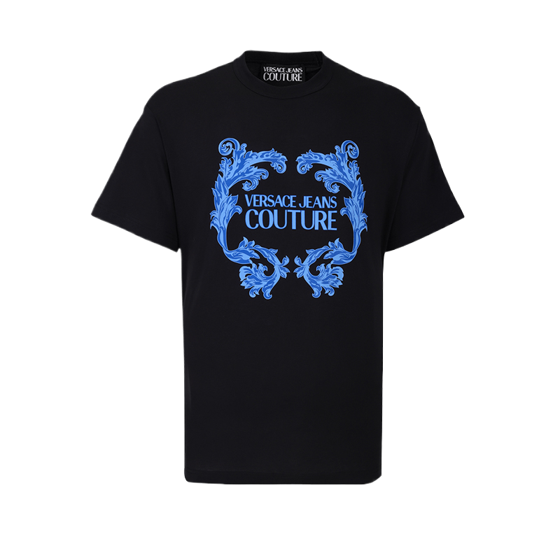 Versace范思哲男装2025新款体恤男士高级设计感印花纯棉短袖T恤潮