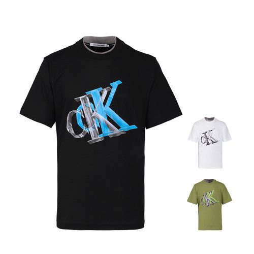 CalvinKlein2025新款短袖T恤男