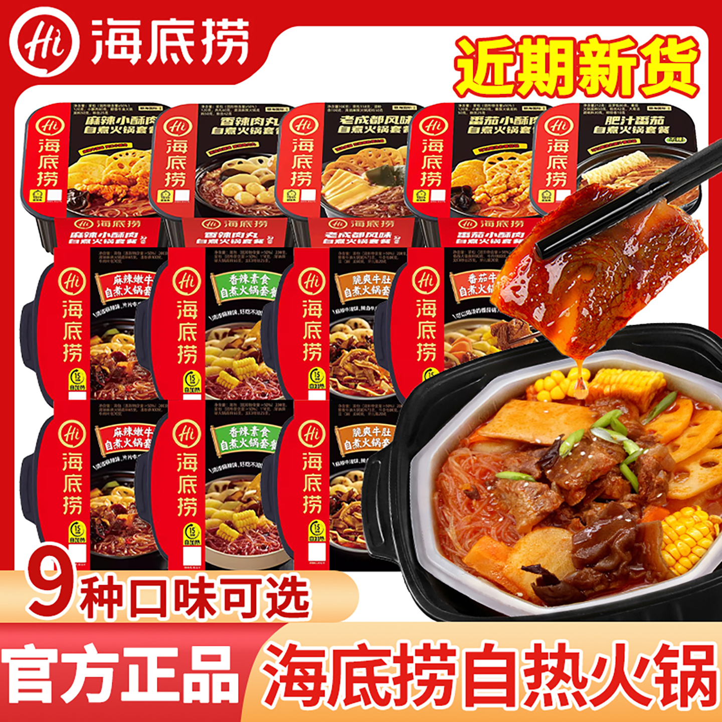 海底捞自热火锅自煮方便速食