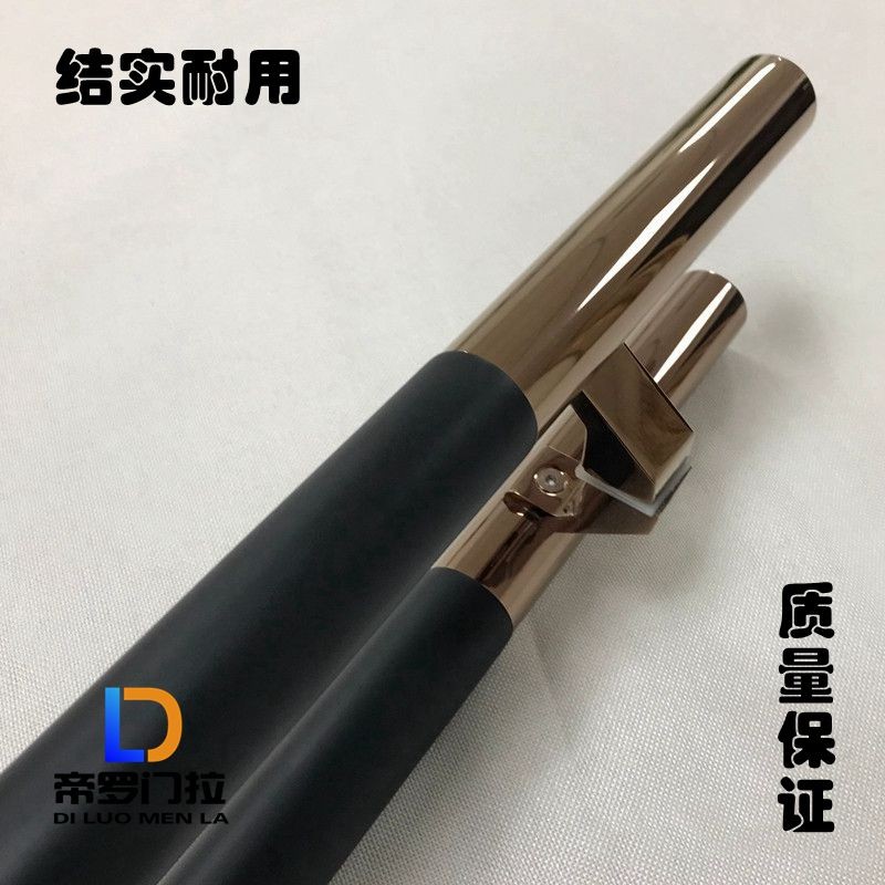 现货速发中式不锈钢玻璃门拉手有框门玫瑰金门把手实木大门把原木