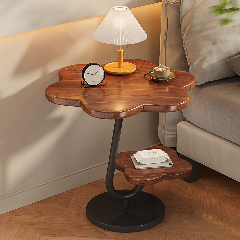 速发床边桌沙发边几置物架迷你小茶头简约卧室床几柜置物边桌