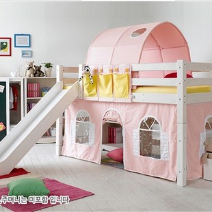 速发新款儿童床帐篷床幔床上装顶男孩上气床圆饰公主床围透下防摔