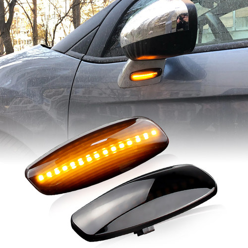 适用5008标致3008 308RCZ207雪铁龙C3C4C5叶子板侧转向灯DS4流水