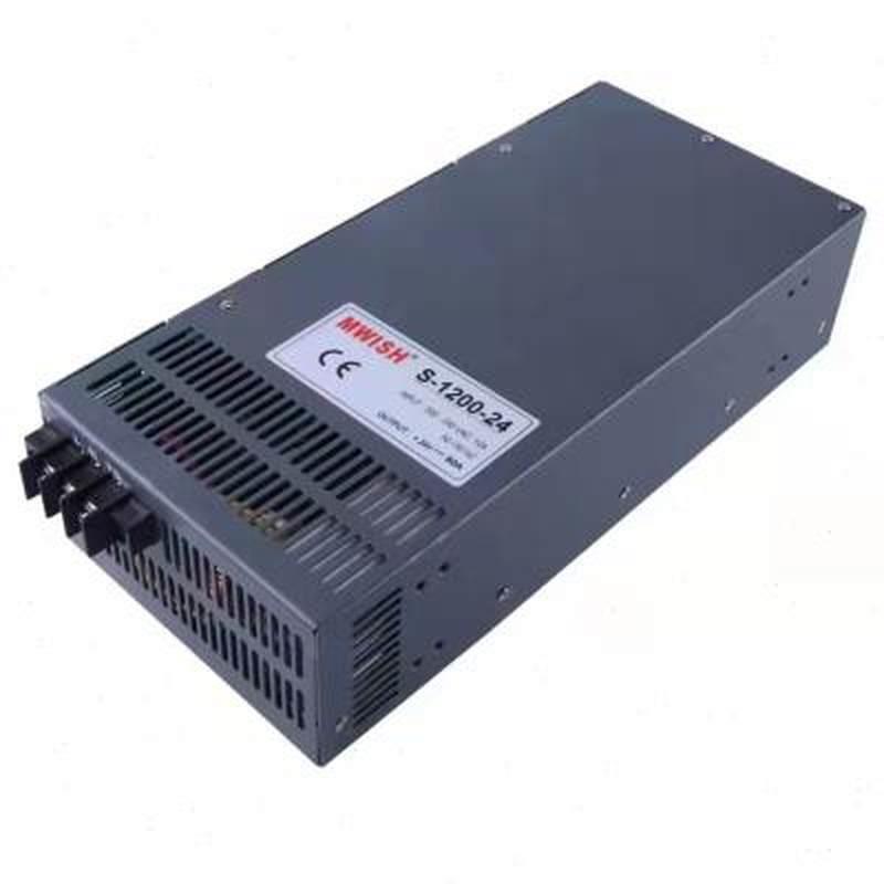 明纬大功率开关电源S-1000W-3000W/12V 24V螺丝固定单相应急电源