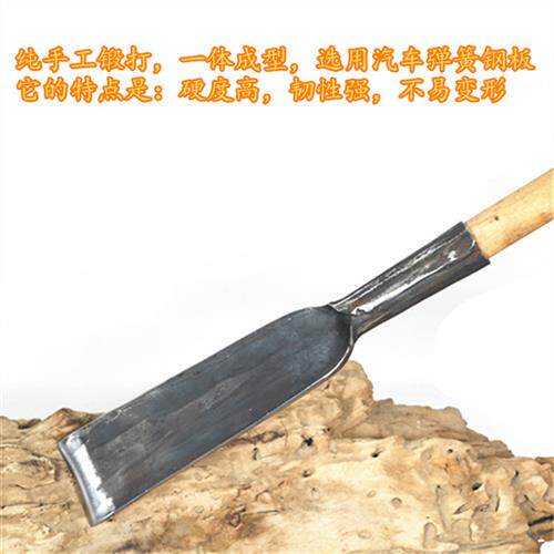 锻打弹簧钢园林树铲木柄挖洞铲移植锹挖坑铁锹挖锄起苗器花锹包邮