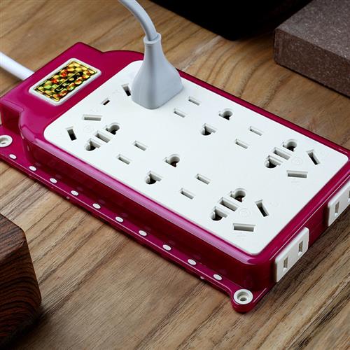 家用电源插座智能节能插头条防水线路板拖带插头条2 5 10m长的线