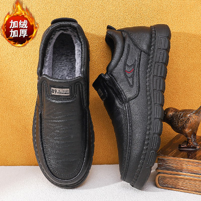 老北京布鞋男棉鞋冬季新款