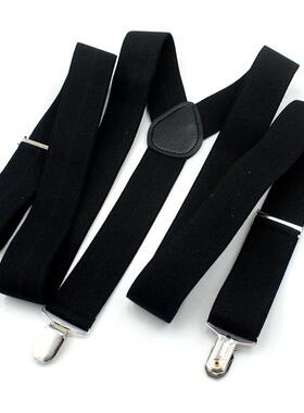 Men's suspenders 3 clip pants suspenders extended suspen