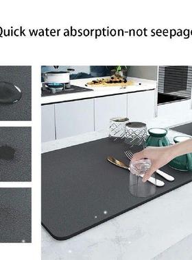 Kitchen Absorbent Pad Draining Mat Anti-splashing