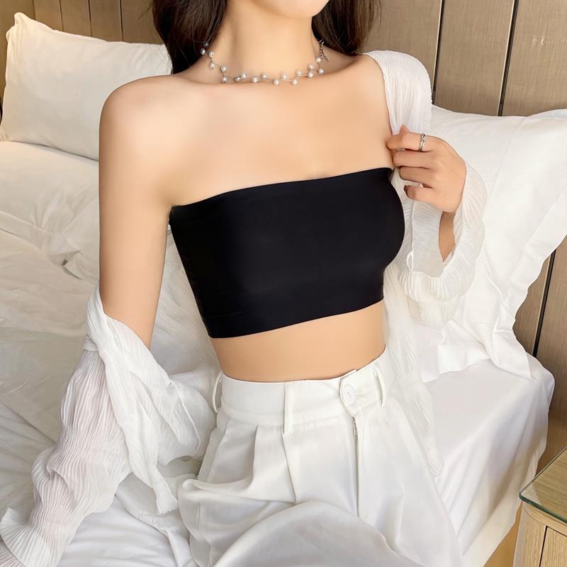 One Piece Sexy Tube Tops Women Strapless Push Up Bra Lingeri