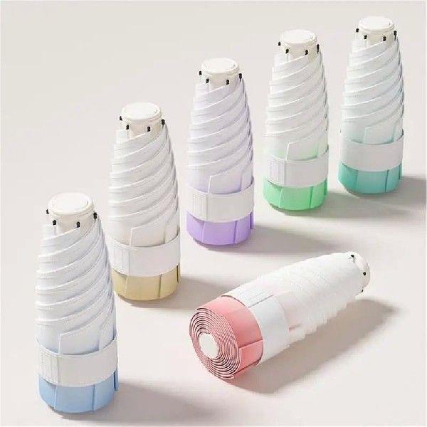 Folding Travel Umbrella 6 Ribs Lightweight Compact Pocket