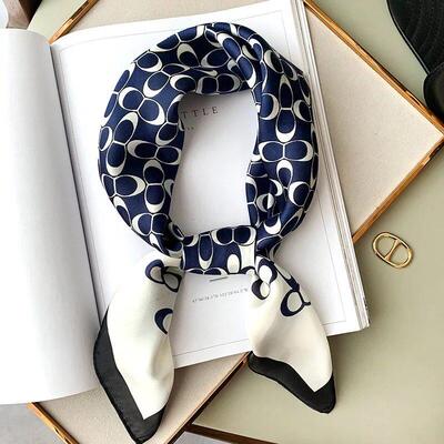 70*70cm Neckerchief Women Hair Scarf Small Shawl Wrap Headba