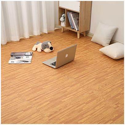 Wood pattern foam mats, household imitation wood floor mats,