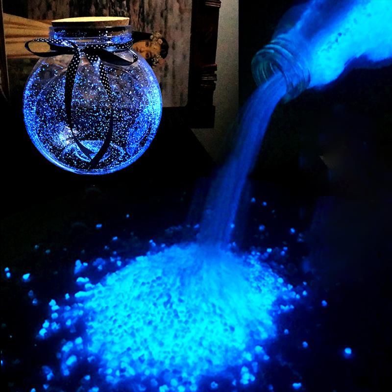 1 Pack Luminous Aquarium Sand Glow In The Dark Sand Ornament