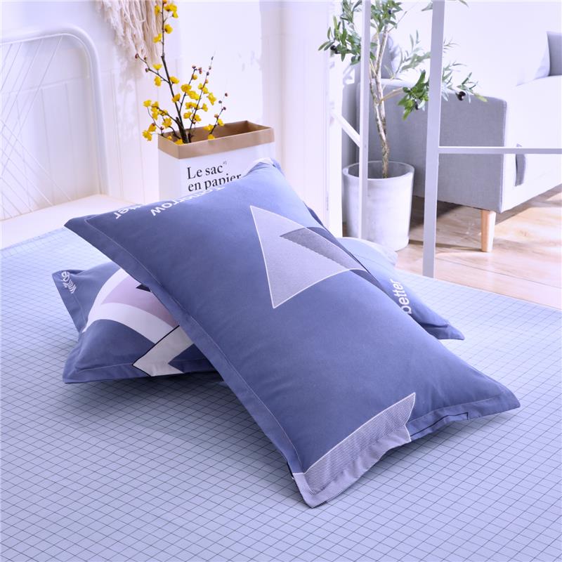2pc soft student bed pillowcase pollow case cover 枕套48x72