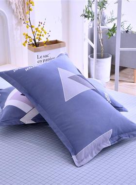 2pc soft student bed pillowcase pollow case cover 枕套48x72