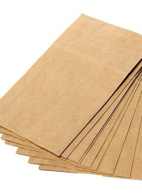 100pcs/lot Brown Kraft Paper Bags Recyclable Gift Jewelry 1