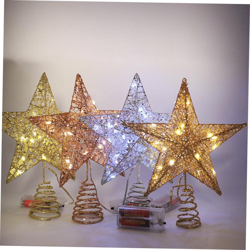 New Tree Top Star LED Christmas Tree Prop with Light