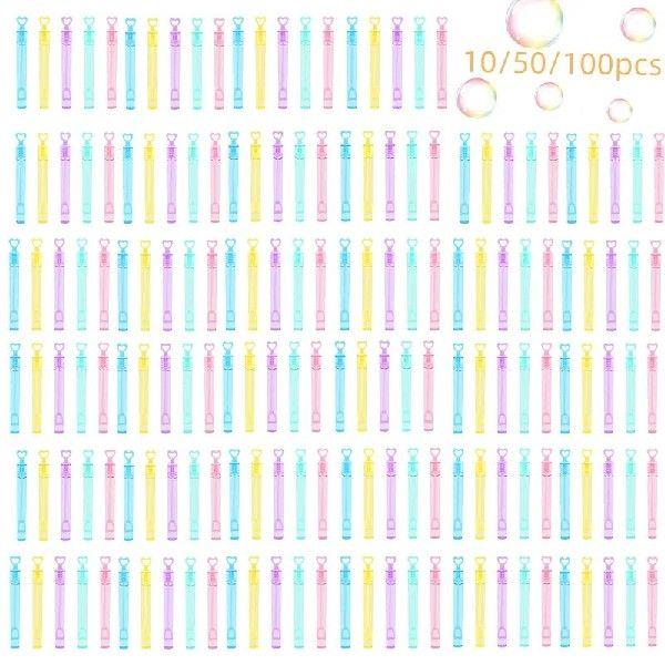 Mini Bubble Tube White Mixed Color Soap Bottle Toys Wedding