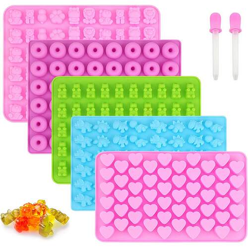 Bear Chocolate Mold Heart Dinosaur Star Shell Silicone Candy