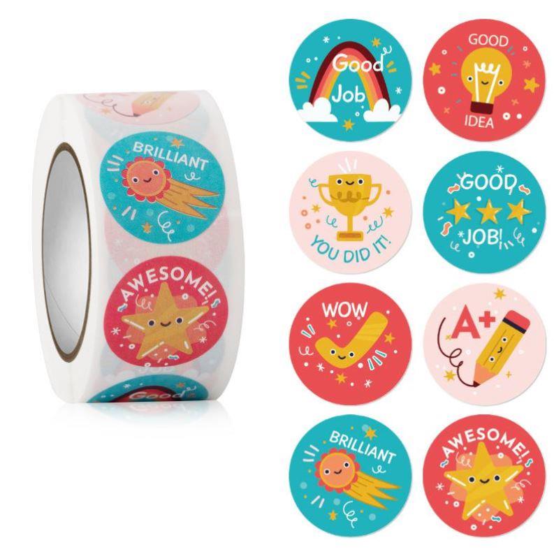 500pcs Star Reward Stickers for Kids School Teacher Supplies