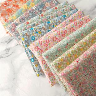 Poplin Cotton Sewing 145x50cm DIY Summer Fabric Child Floral