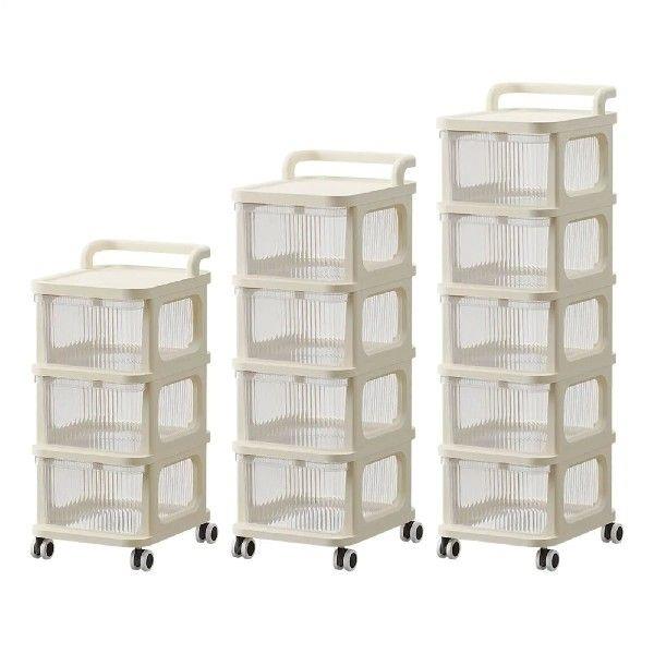 Rolling Cart with Wheel Storage Cart Cosmetics Holder