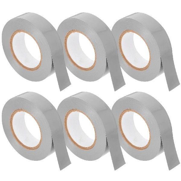 6 Rolls Electrical Tape Colored Duct Waterproof High Temp