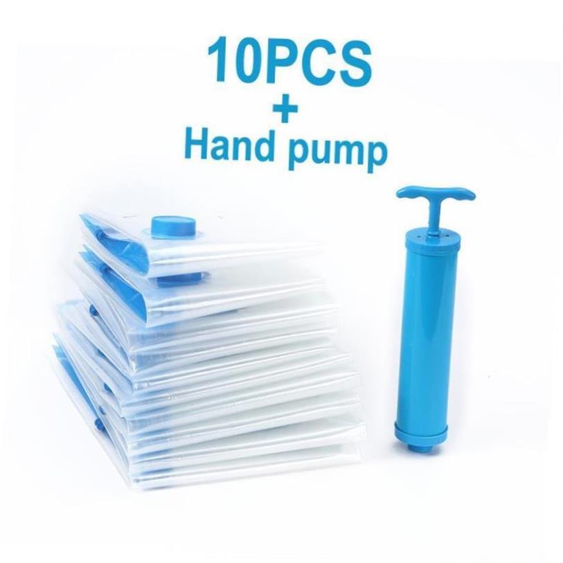 10PCS vacuum bag gift Electric pump vacuum storage bags