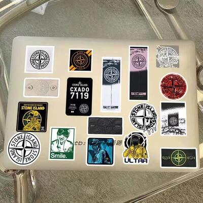 36PCS Hypebeast Decals Stone Island stickers石头岛潮牌贴纸