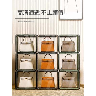 Bag storage cabinet dustproof rack Transparent box Reveal 盒