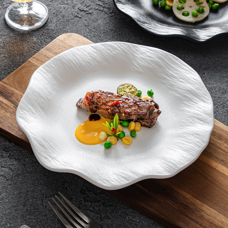 酒店会所异形意境菜分子料理盘融合菜私房菜盘小炒西餐盘陶瓷餐具,餐饮具,盘,淘宝优惠券,粉丝福利购,淘宝优惠卷