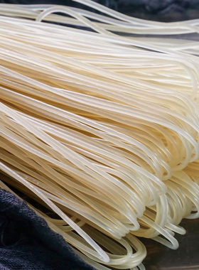 浙江特产衢州粉干传统手工日晒粗米粉龙游农家土榨粗大米线5斤装