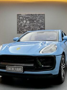 【DZ086】利佳信合金车模1比32保时婕Macan声光回力玩具越野车音