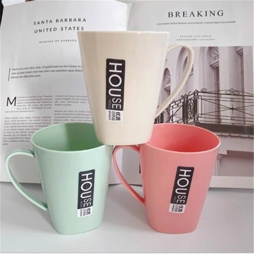 【1个】简约素色刷牙杯子