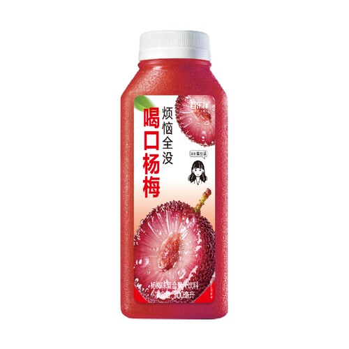 喝口杨梅 杨梅味复合果汁饮料300ml*4瓶