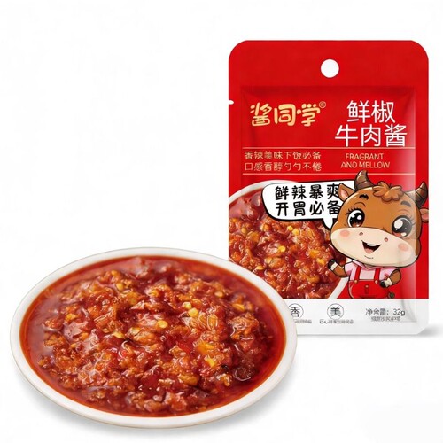 便携鲜椒牛肉酱32g*1袋