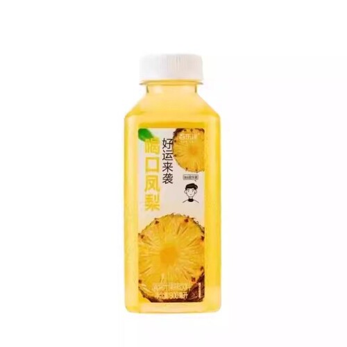 喝口凤梨 凤梨味复合果汁饮料300ml*1瓶