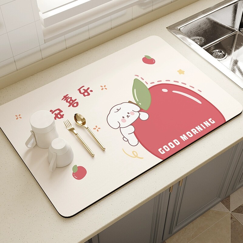 厨房台面沥水垫吸水防滑防隔热