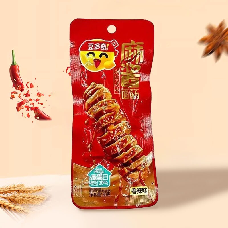 【1包】豆多奇面筋香辣味