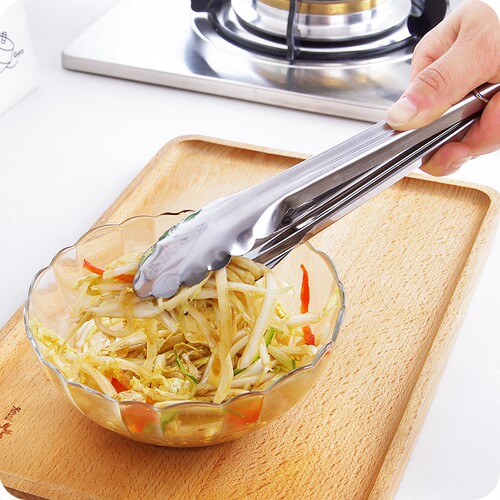 【2个装】7寸 17.5cm长 厨房食物面包烧烤夹