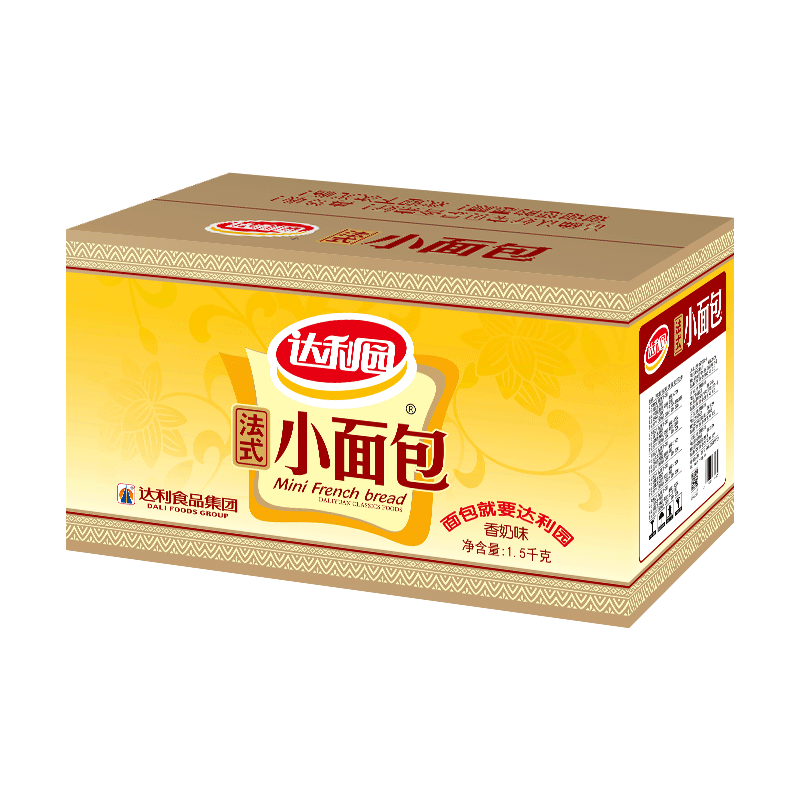 达利园法式小面包黑全麦手撕软面包早餐散装整箱休闲食品零食小吃