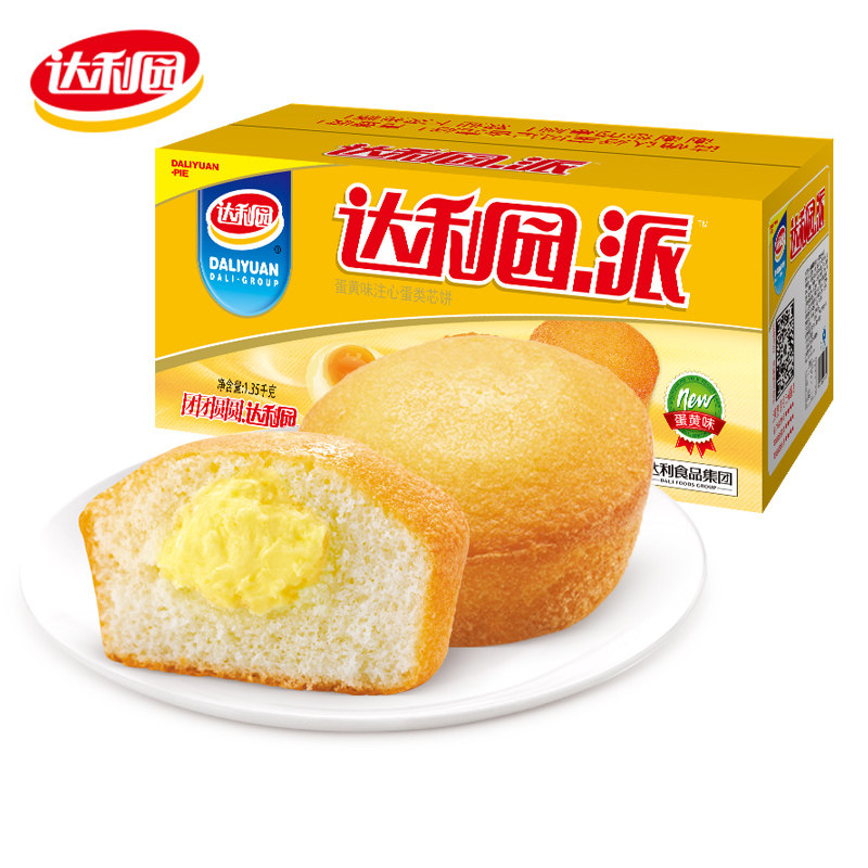 达利园注心蛋黄派营养早餐